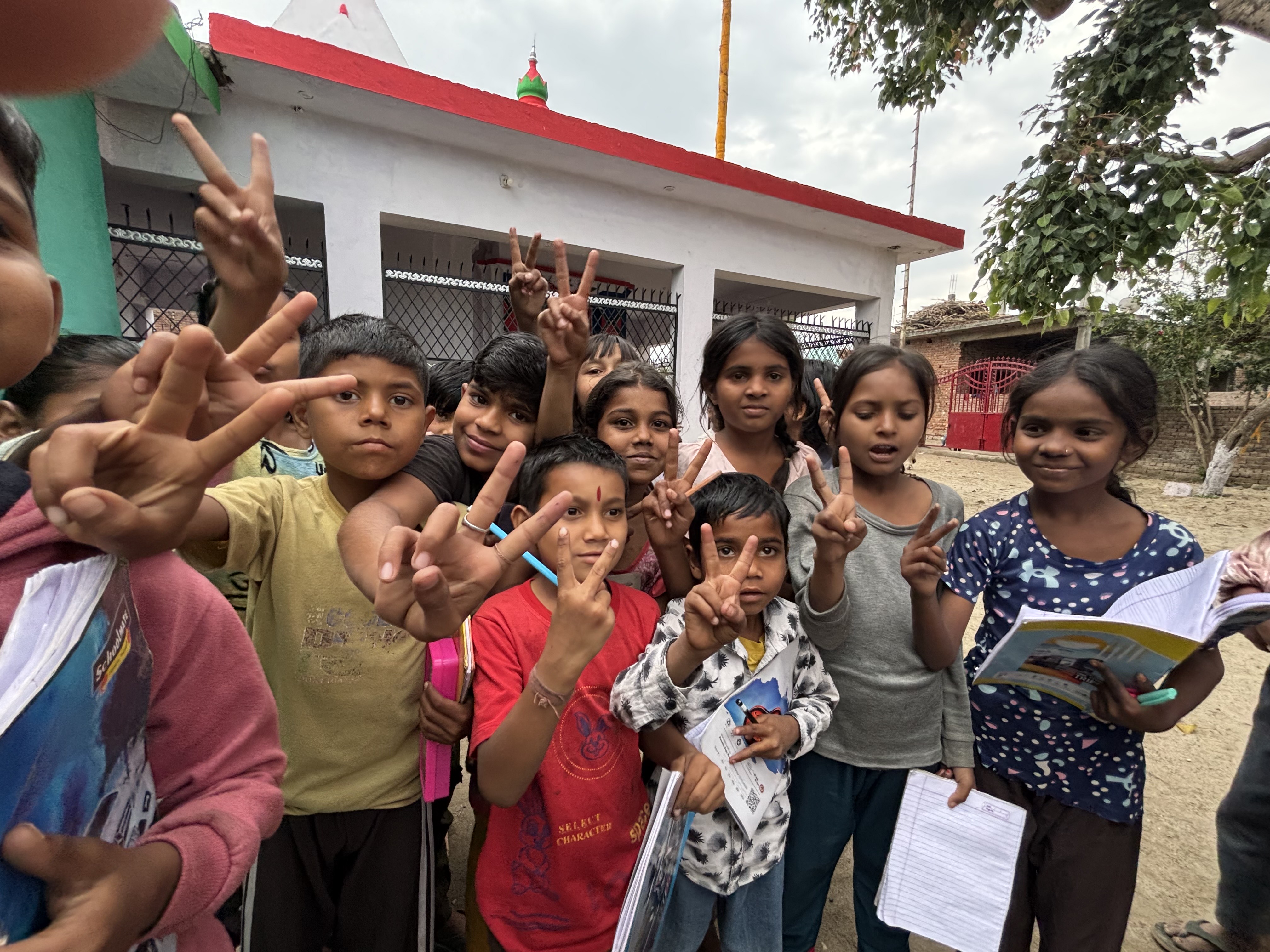Children engaged in a Mirai Society learning setting